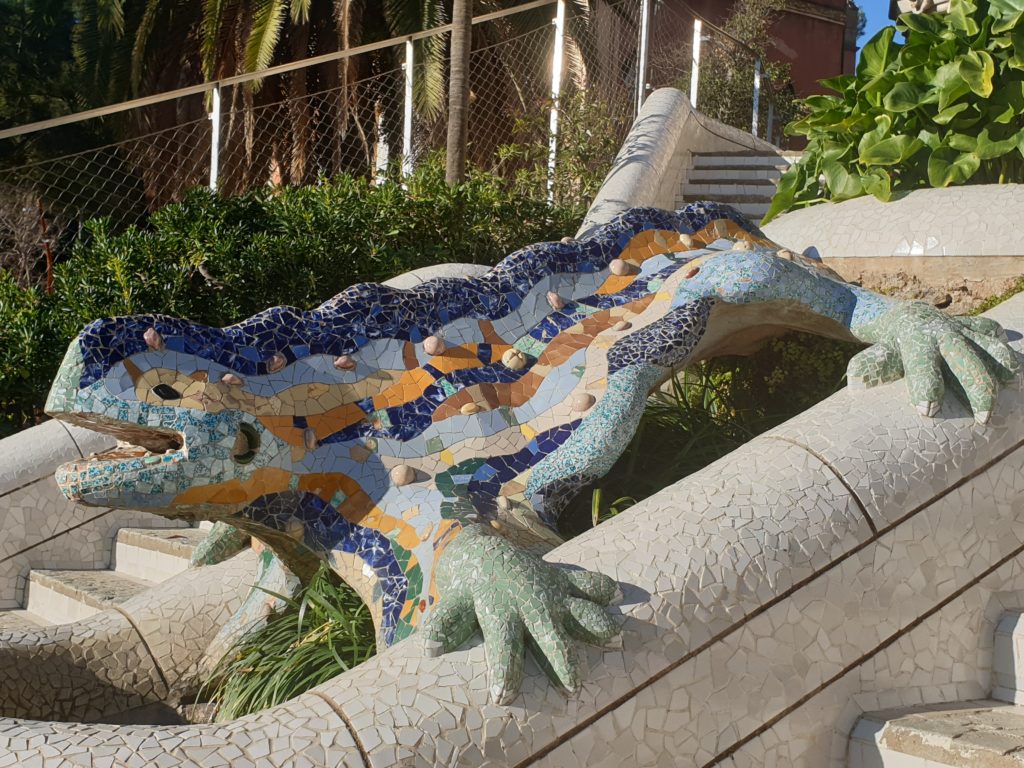 dragon polychrome parc Guell