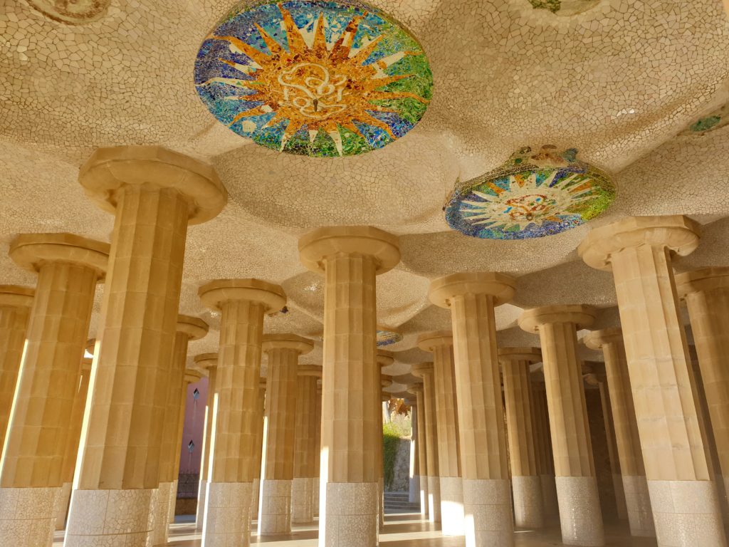 foret colonnes doriques parc Guell
