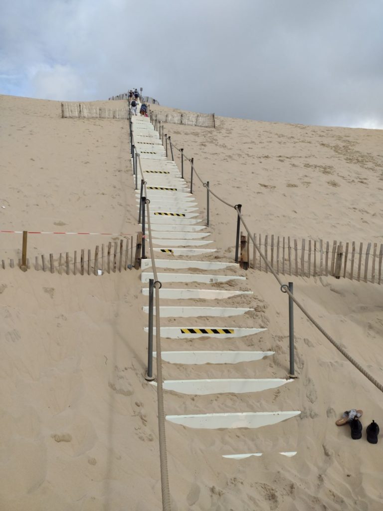 escalier de la dune du pilat