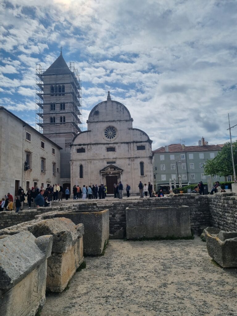 zadar Croatie forum clocher cathédrale